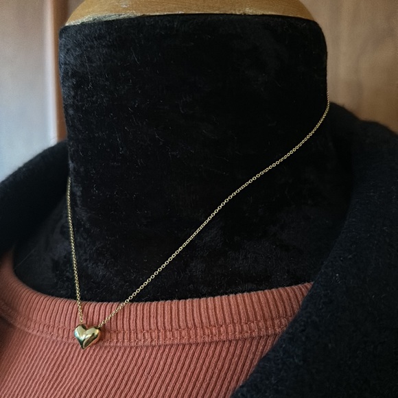 Sold❌💗K18⚜️Authentic Tiffany&Co Full Heart GoldK18 Necklace⚜️ - Picture 5 of 16